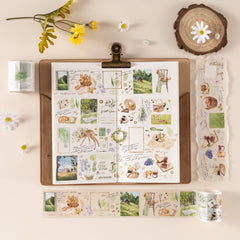 Hinoki - 'Into the Meadow' PET Decorative Tape - Meadow Picnic