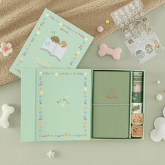 Tsuki 'Puppy Life' Travel Notebook Gift Set ☾