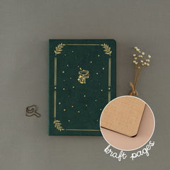 Tsuki 'Whimsical Woodland' Limited Edition Kraft Paper Bullet Journal in Original Size ☾