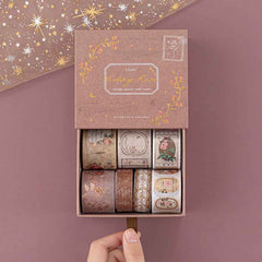 Tsuki 'Vintage Rose' Washi Tape Set ☾