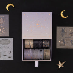 Tsuki 'Moonlit Alchemy' Washi Tape Set ☾
