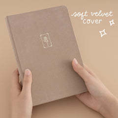 Tsuki 'Vintage Rose' Pressed Petal Limited Edition Bullet Journal ☾