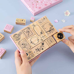 Tsuki 'Sakura Journey' Bullet Journal Stamp Set ☾
