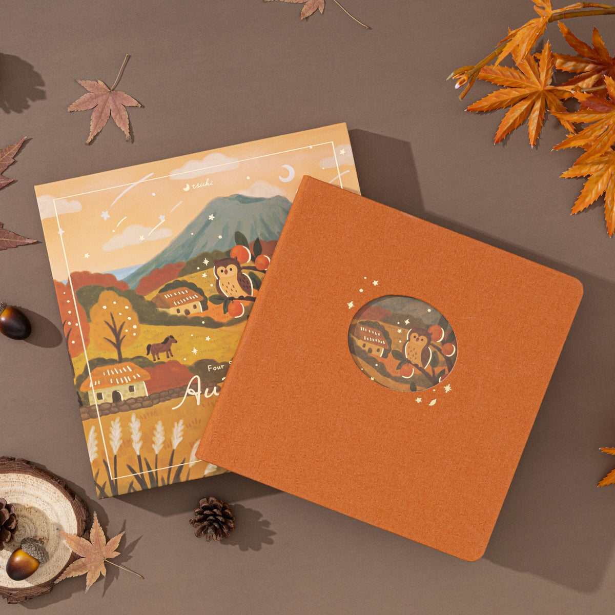 Tsuki Four Seasons: Autumn Collector's Edition 2025 Square Bullet Journal ☾