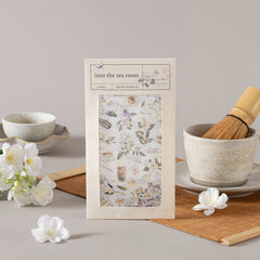 Hinoki - 'Into the Tea Room' Print-On Sticker Set