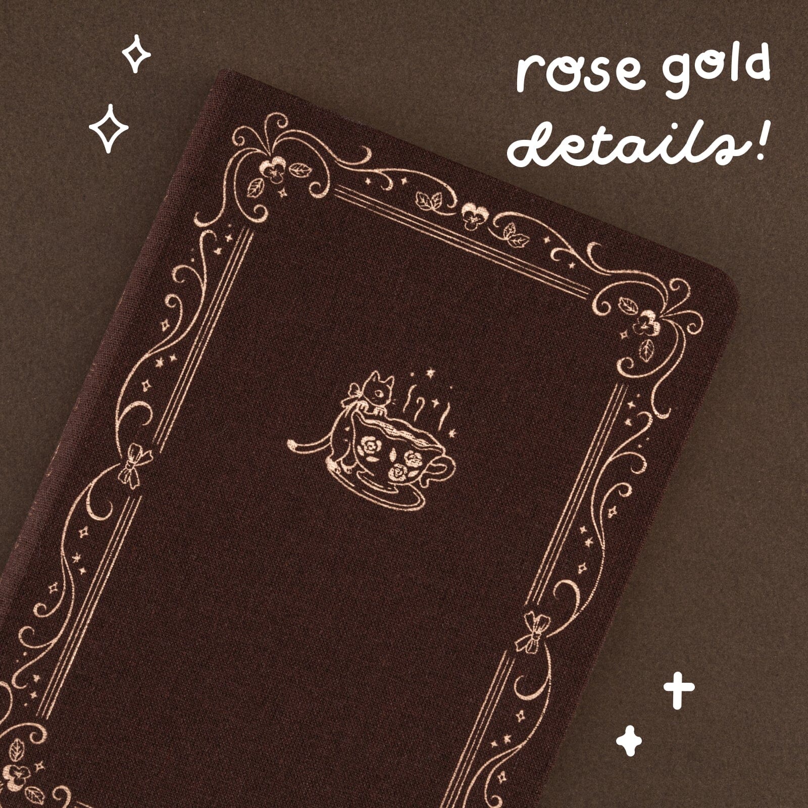 Tsuki 'Neko Tea Tales' Limited Edition Bullet Journal ☾
