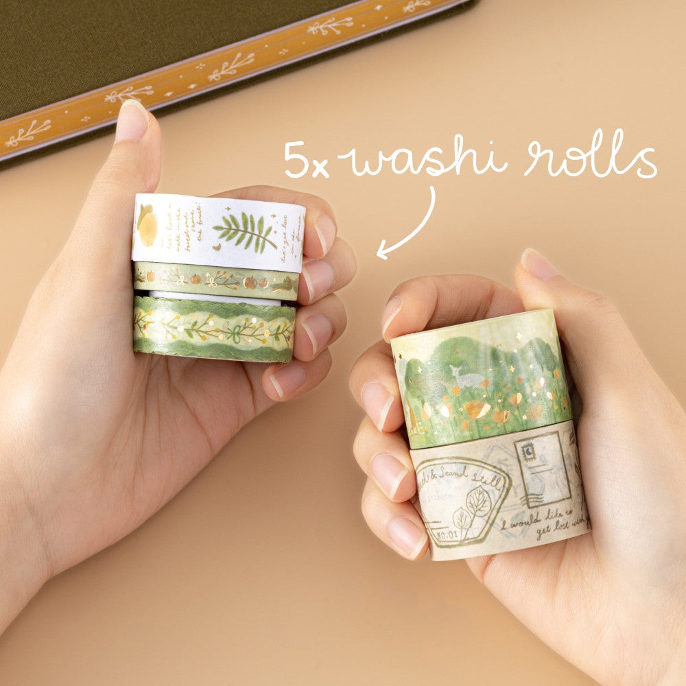 Tsuki 'Mori' Washi Tape Set ☾