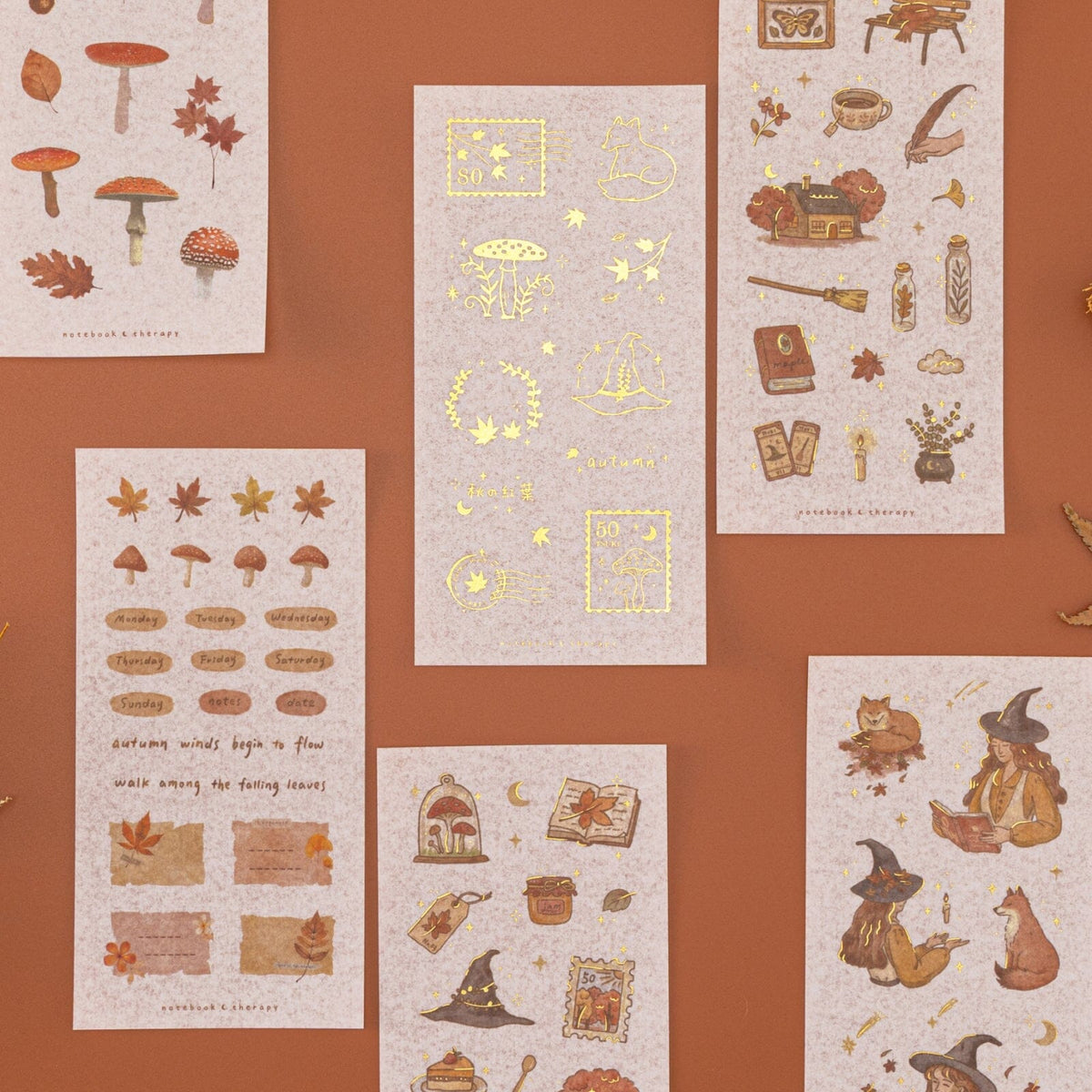 Tsuki 'Four Seasons: Autumn' Sticker Set ☾
