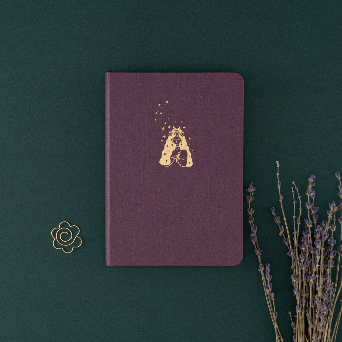 Tsuki 'Summer Witch' Limited Edition Glitter Linen Bullet Journal ☾