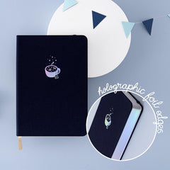 Tsuki 'Cup of Galaxy' Limited Edition Holographic Bullet Journal ☾