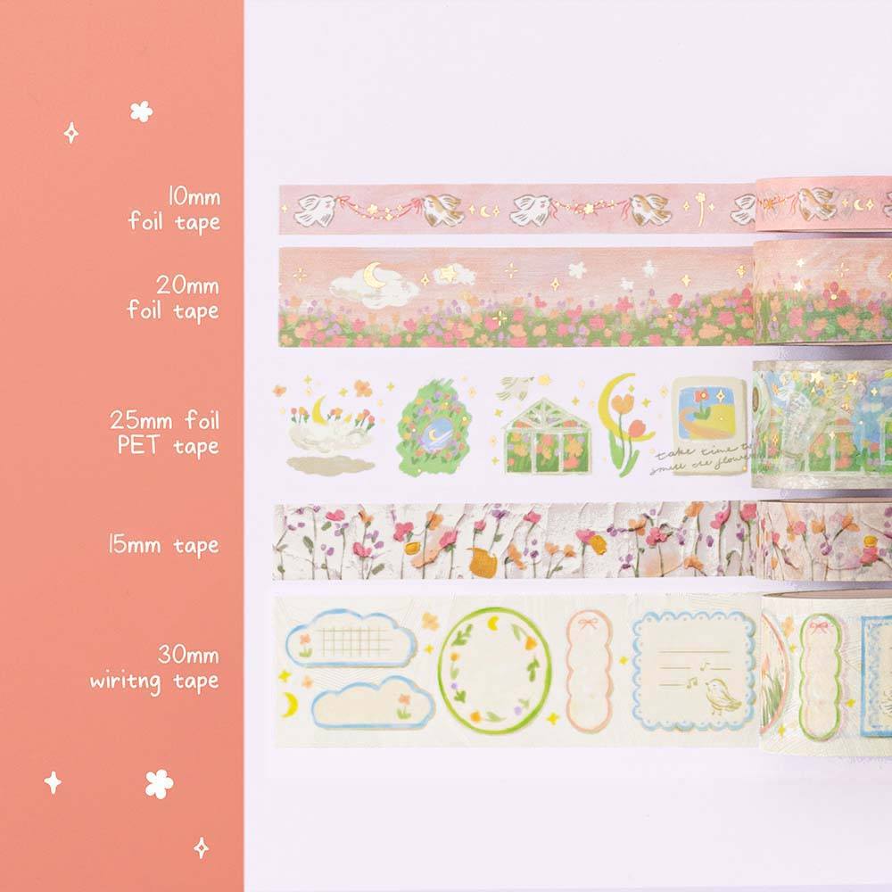 Tsuki 'Suzume' Washi Tape Set ☾